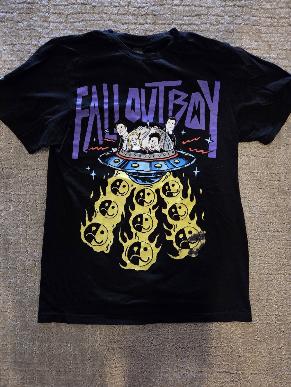 fall out boy concert merch t shirt